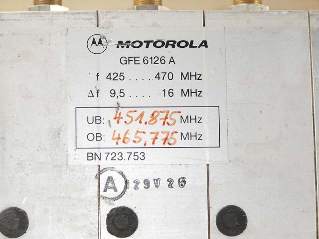 Duplekser Motorola GFE 6126 A