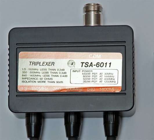 Triplekser TSA-6011 - tabliczka znamionowa