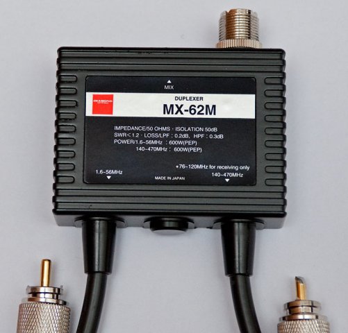 Tabliczka informacyjna dupleksera MX-62M