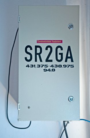 Przemiennik SR2GA zainstalowany w klubie SP2YWL